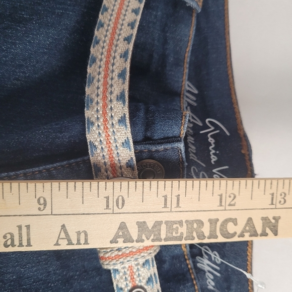 NWT Gloria Vanderbilt Cleo Belted Skimmer Capri Women's Size 16W - Picture 12 of 13